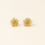 Golden Starbust Earring