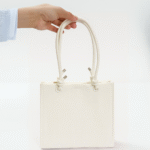 Elegant White Handbag Set with Tote & Mini Bag (3-in-1 with Sling Strap) - Image 2