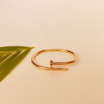 Bracelet Stack (Set of 2)- Iconic Nail & Elegant Circle Charm Bracelet - Image 2