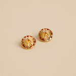 Golden Dome Clip-on Earring - Image 4