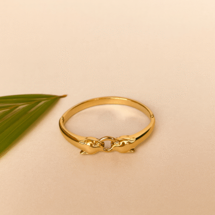 Twin Panther Power Cuff Bracelet