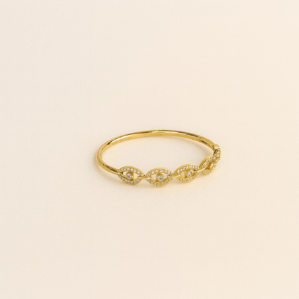 Golden Diamond Eye Bracelet