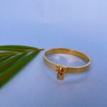 Golden Lock Charm Bracelet - Image 2