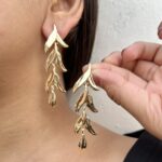 Hanging Leaf Earring - Image 4