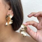 Golden Butterfly Earring - Image 4