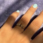 Golden Leaf Diamond Ring - Image 2