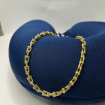 Golden Statement Chain Necklace - Image 2