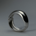 Silver Orbit Statement Bracelet - Image 2