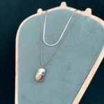 Cosmic Star Silver Layered Necklace - Image 3