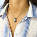 Silver Drop Chain Pendant