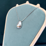 Silver Drop Chain Pendant - Image 3