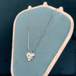 Silver Heart Chain Pendant - Image 2