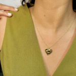 Golden Heart Chain Pendant