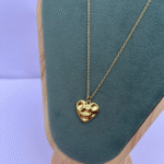 Golden Heart Chain Pendant - Image 3