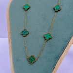 Green Clover Luxe Necklace - Image 2