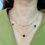 Black Clover Layered Necklace