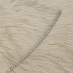 Minimal Silver Tennis Bracelet