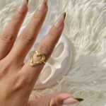 Golden Heart Ring