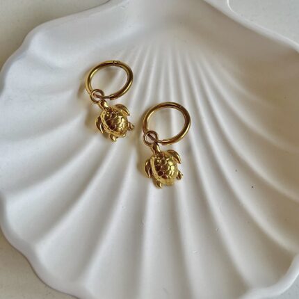 Sea Turtle Dangle Earrings