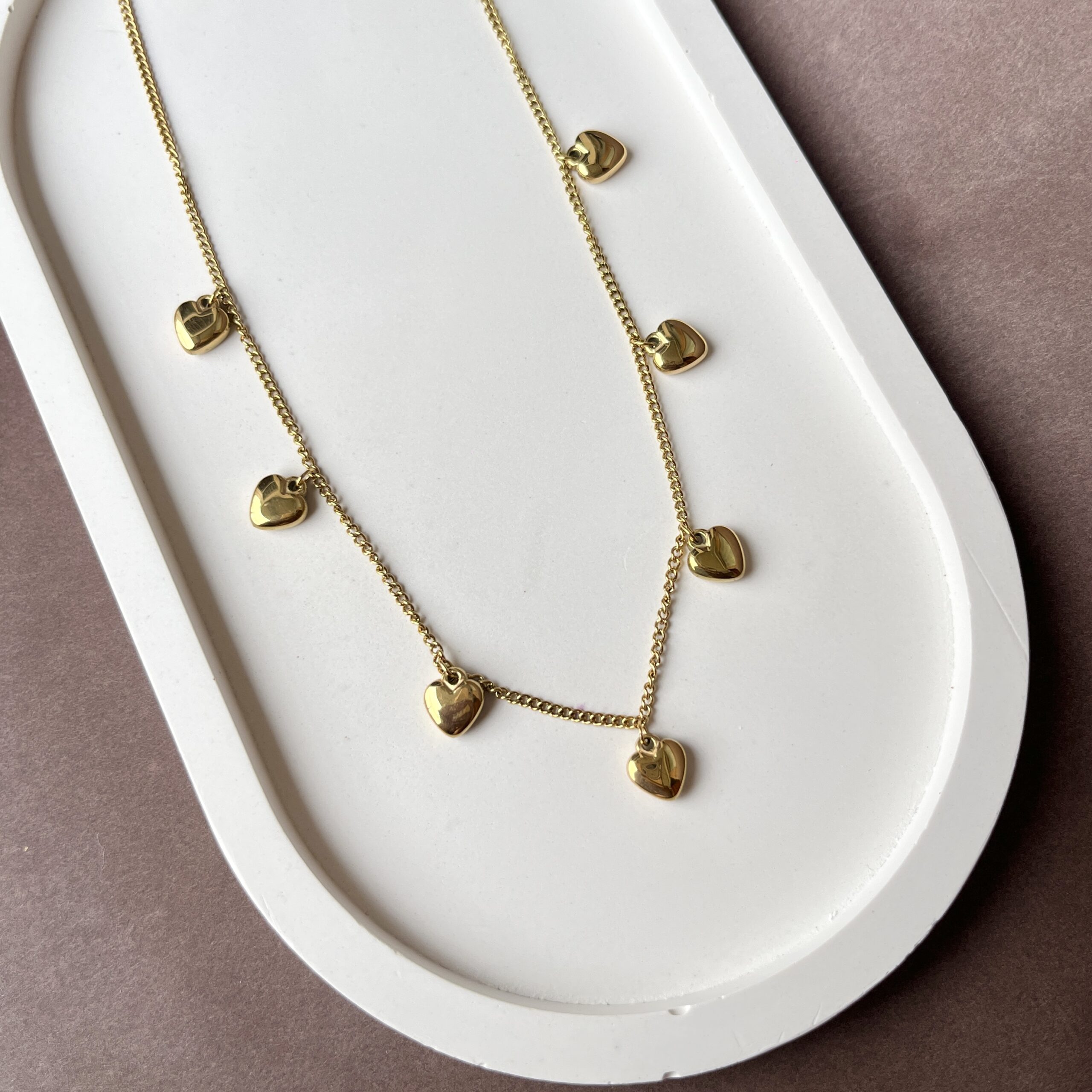 IMG_5765 Golden Heart Charm Necklace - Image 1