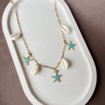 Aqua Charm Necklace