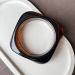 Molten Brown Resin Bangle