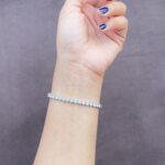 Minimal Silver Tennis Bracelet - Image 2