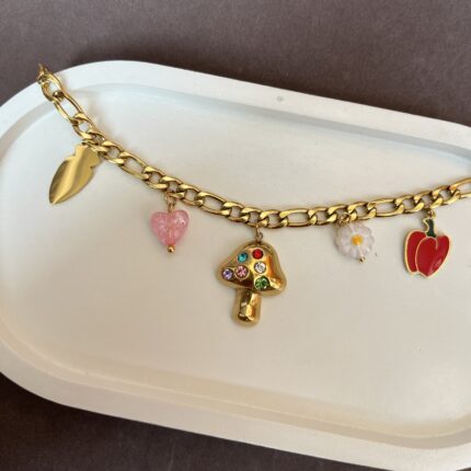 Veggie Pop Charm Bracelet