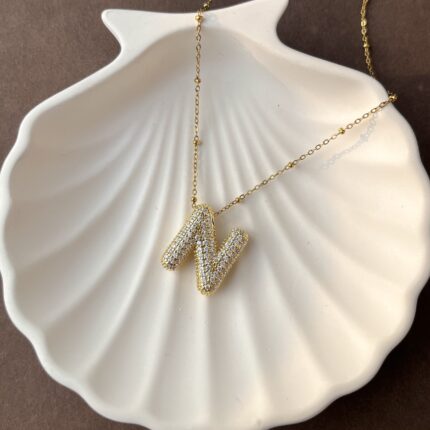 The Initial Necklace- "N"