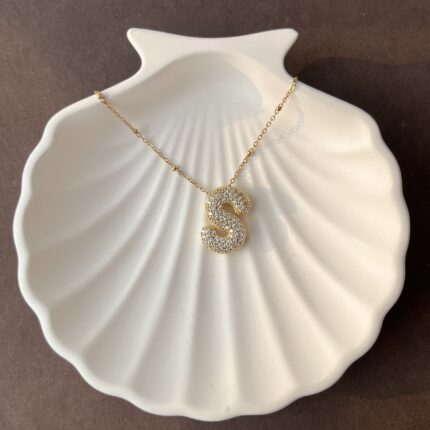 The Initial Necklace- "S"