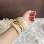 Ivory Luxe Resin Stack